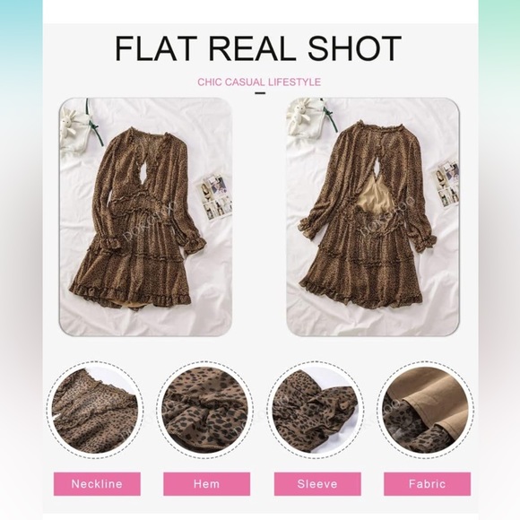 Women’s Long Sleeve Dress - Picture 6 of 7